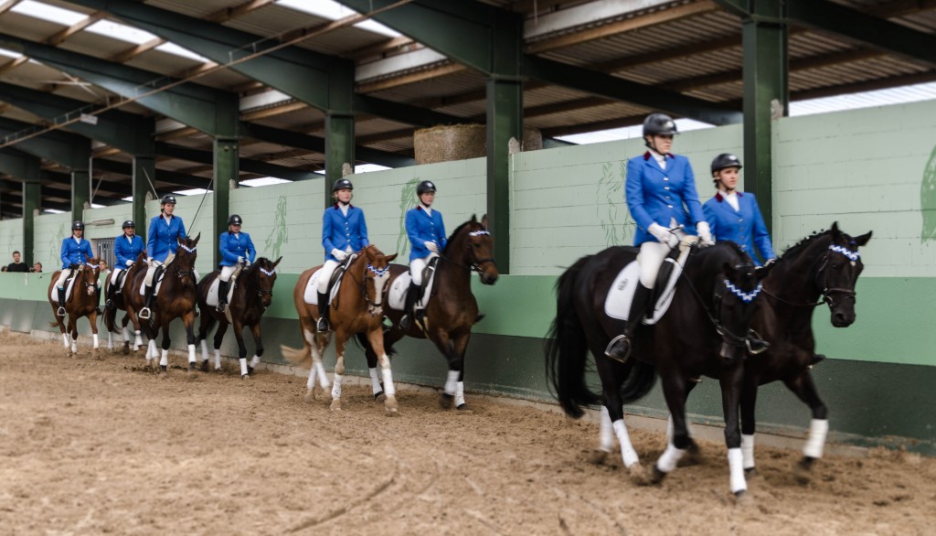 Eine Gruppe Quadrillenreiter aus Bremen während unseres Vereinsturniers 2013